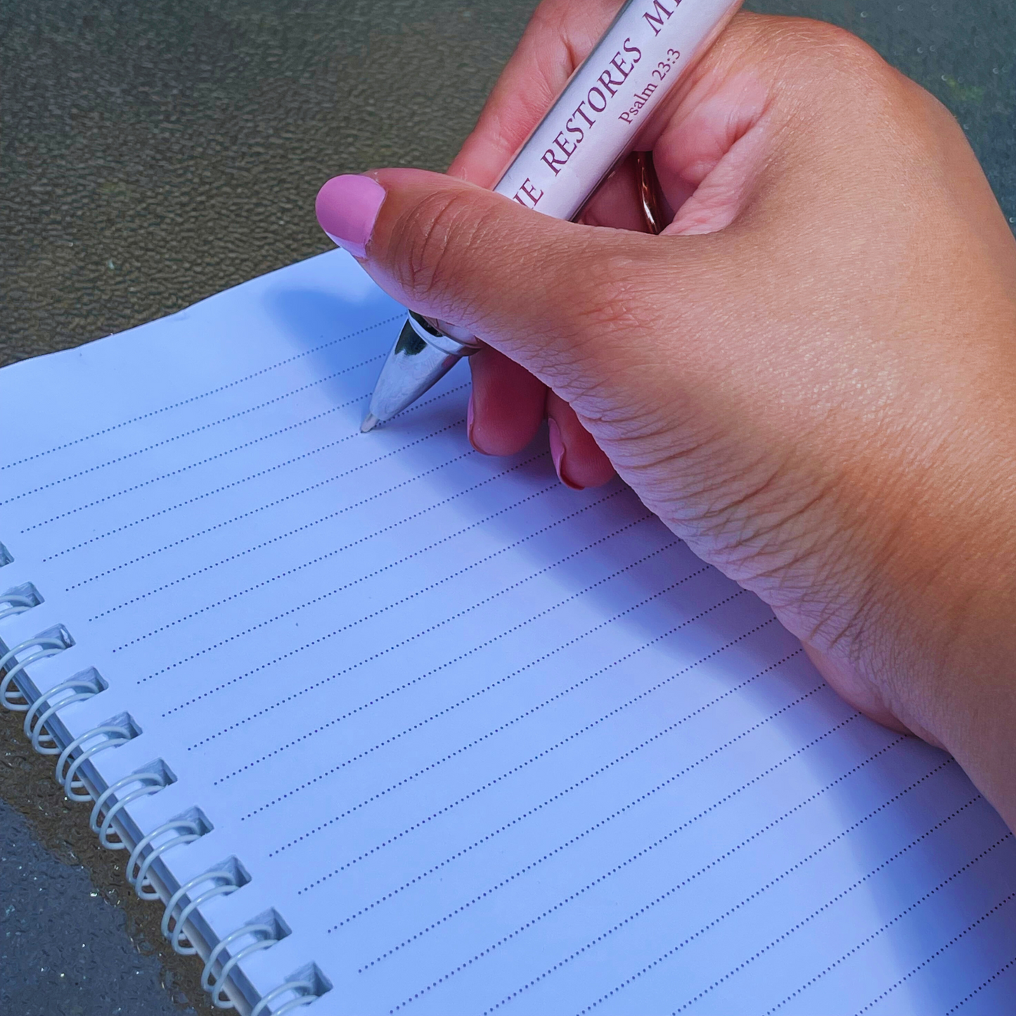 Just Me, My Notebook, and Jesus – Faith-Based Lined Journal for Prayer & Reflection