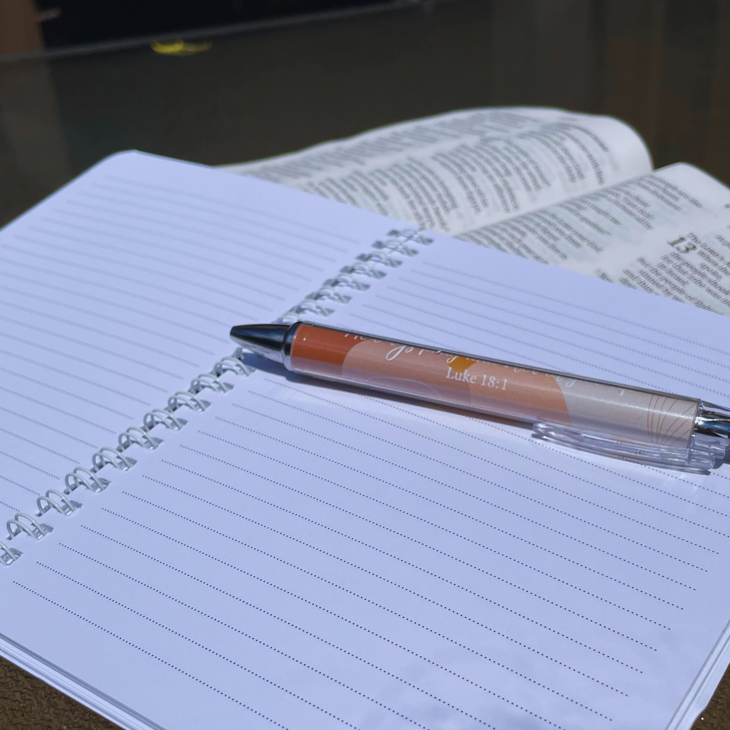 Just Me, My Notebook, and Jesus – Faith-Based Lined Journal for Prayer & Reflection