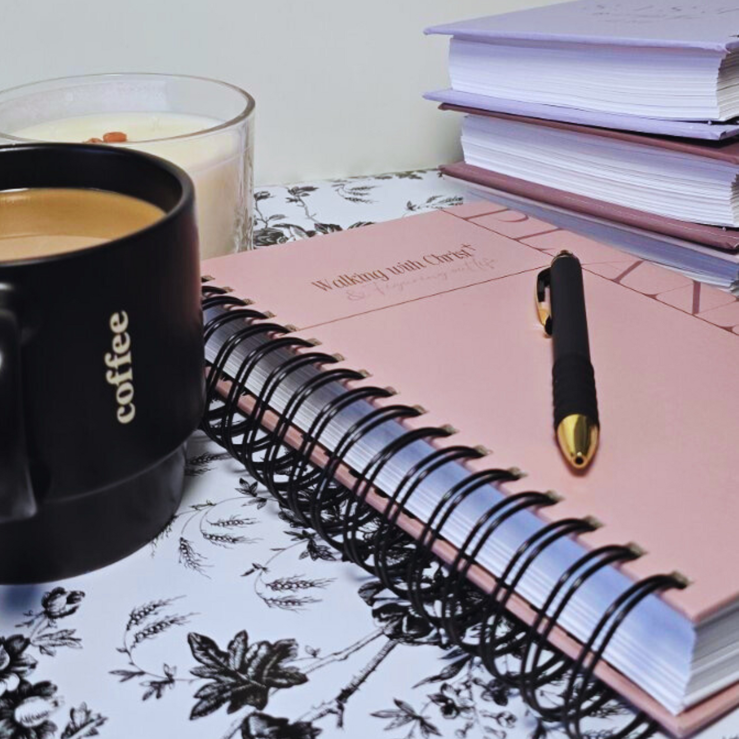 Walking with Christ Faith Planner –  Undated Christian Goal-Setting & Prayer Journal | Weekly & Monthly Organizer